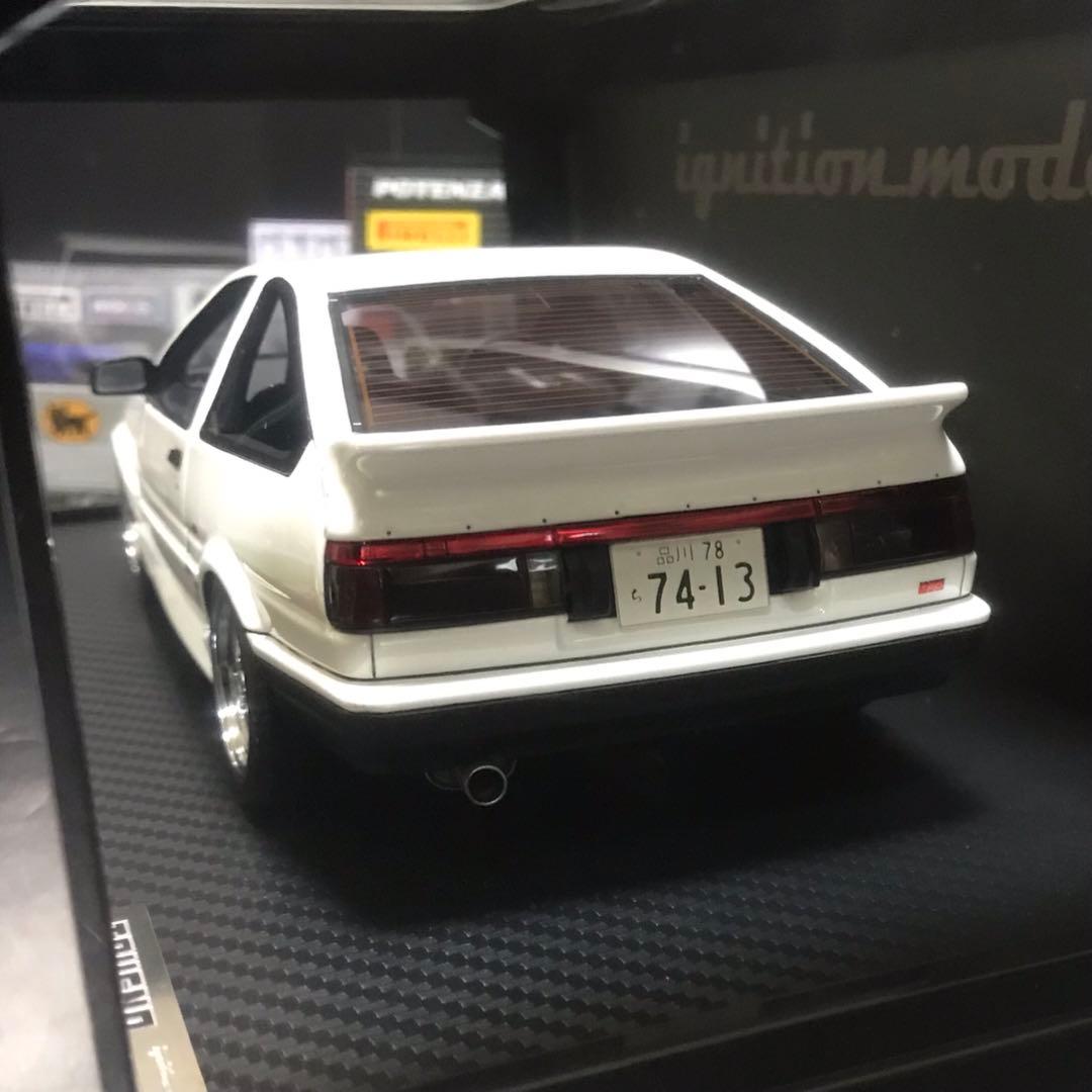 イグニッションモデル 1/18 AE86 3Door ストリート(ホワイト)