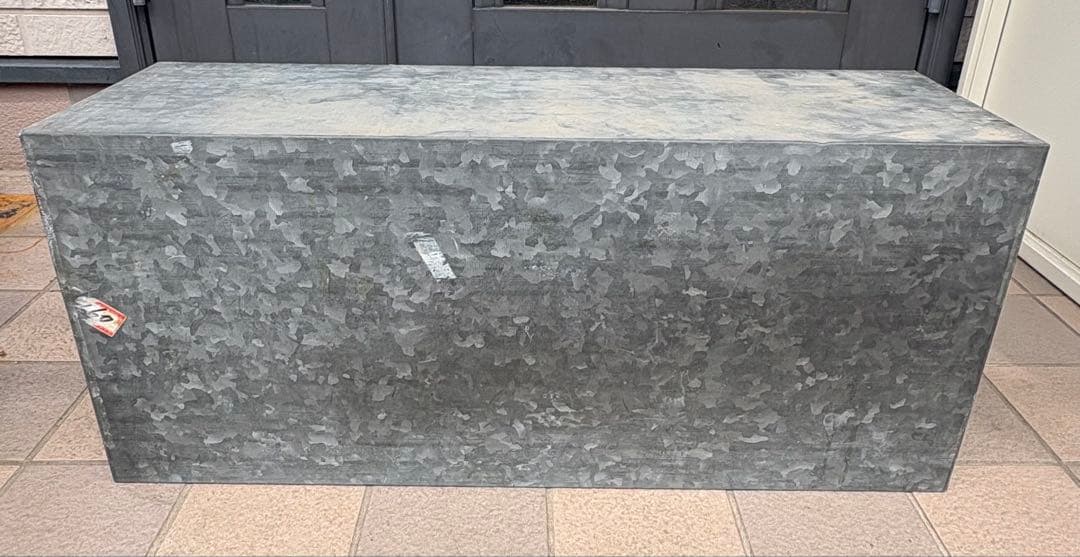 ビンテージ　ブリキ菓子ケース　昭和レトロ　ショーケース　古道具　古家具