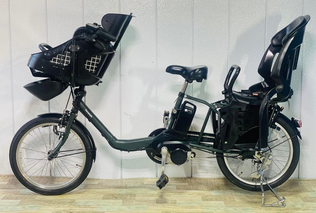 ★3003パナソニック12アンペア 20インチ子供乗せ電動アシスト自転車