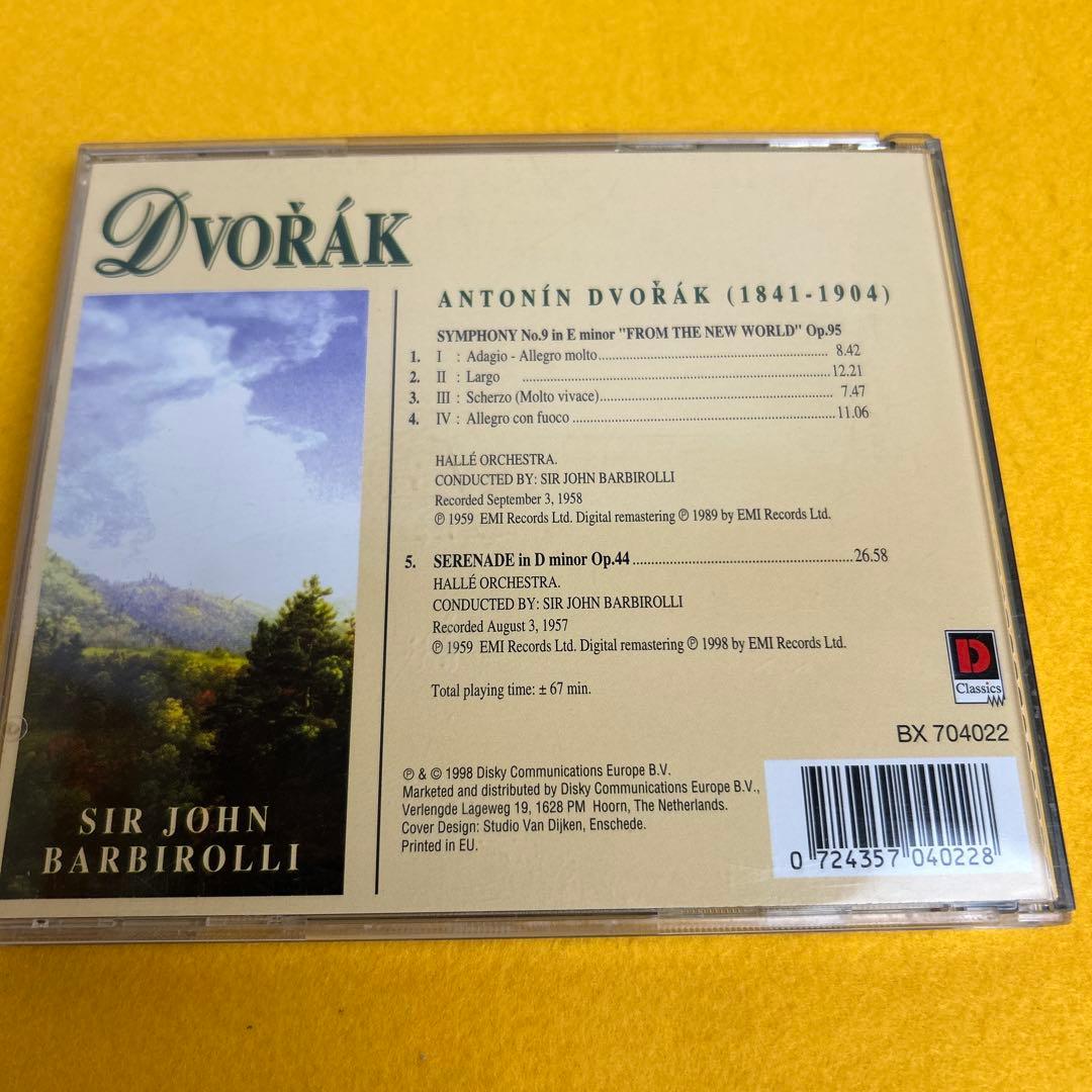 クラシック Dvorak;Symphony No.9 Barbirolli