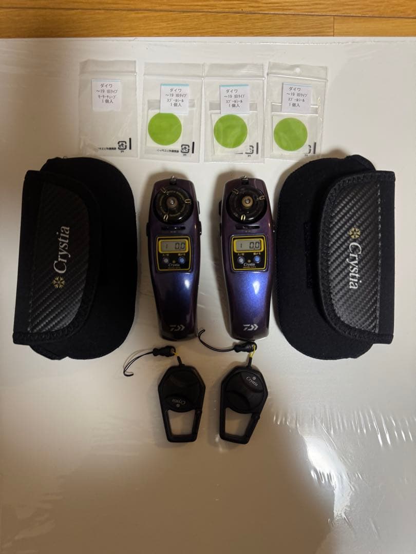 Daiwa Crystia CR PT Ⅱ パープル2個セット付属品付き
