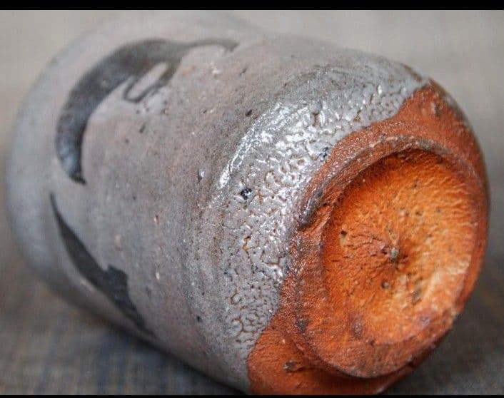 希少作★中川自然坊★絵唐津湯吞★★共箱