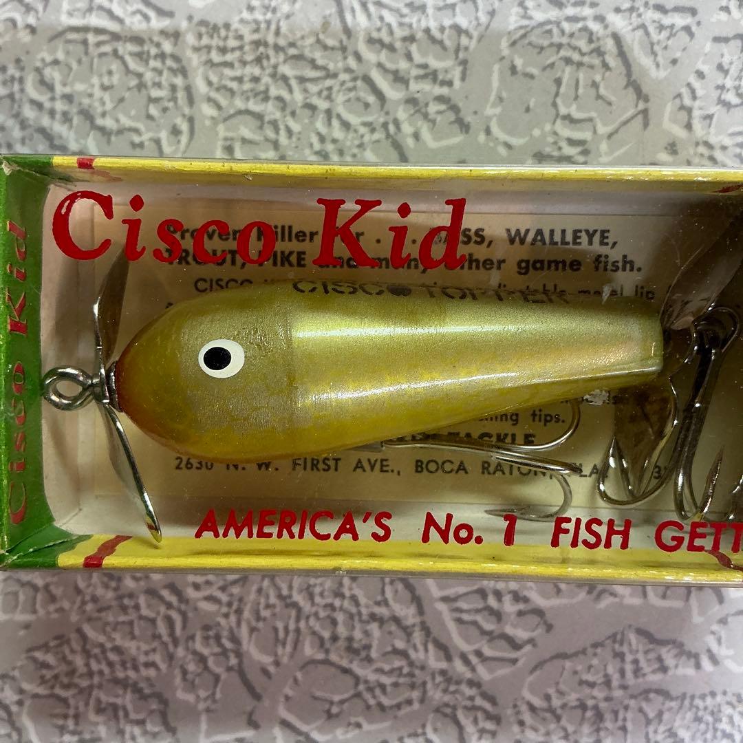ヴィンテージルアーCisco Kid トップウォーター ゴールド