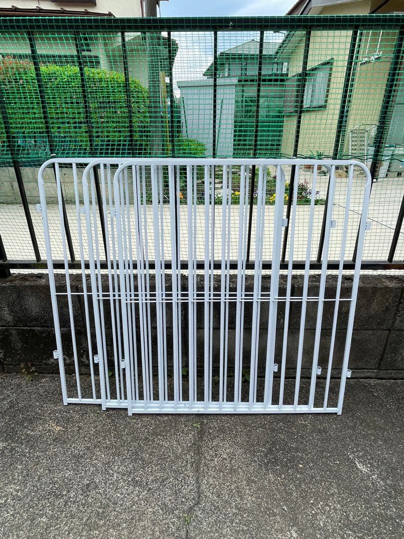 ペットサークル ドア付き スチール製　 接続式 6枚 犬ゲージ