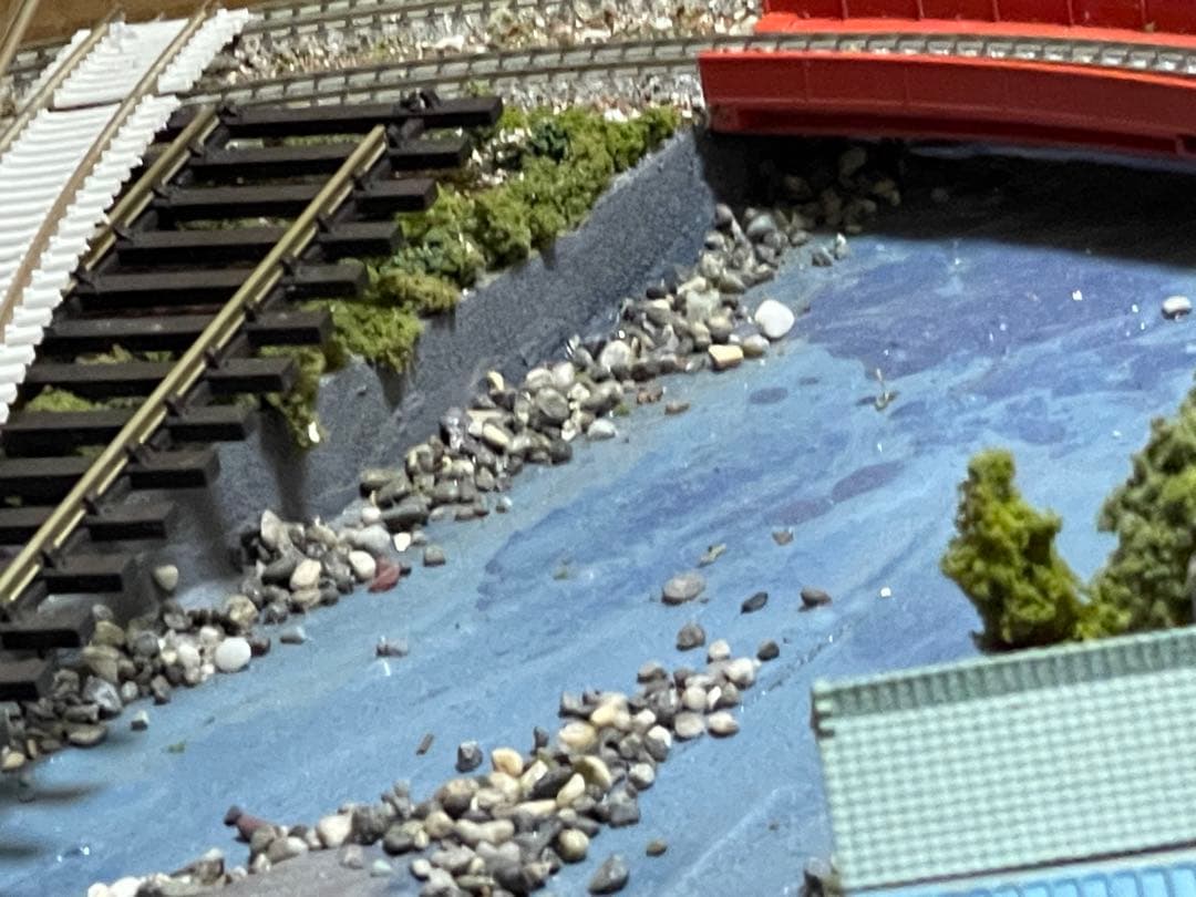 ジオラマ 線路 Nゲージ 120x60cm 現状品