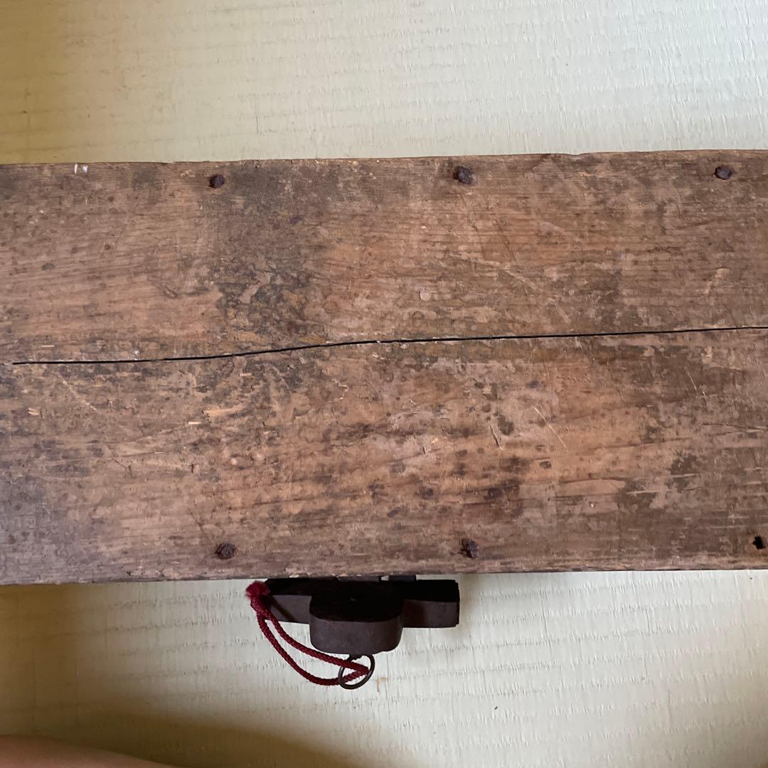 アンティーク銭箱　骨董品