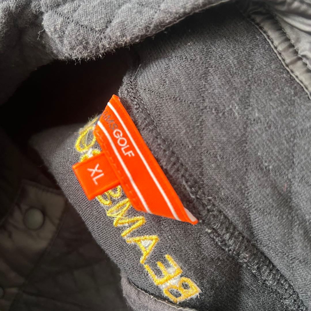 BEAMS GOLF ビームスゴルフ　ダイヤキルト　プルオーバー　ブルゾン　ロゴ