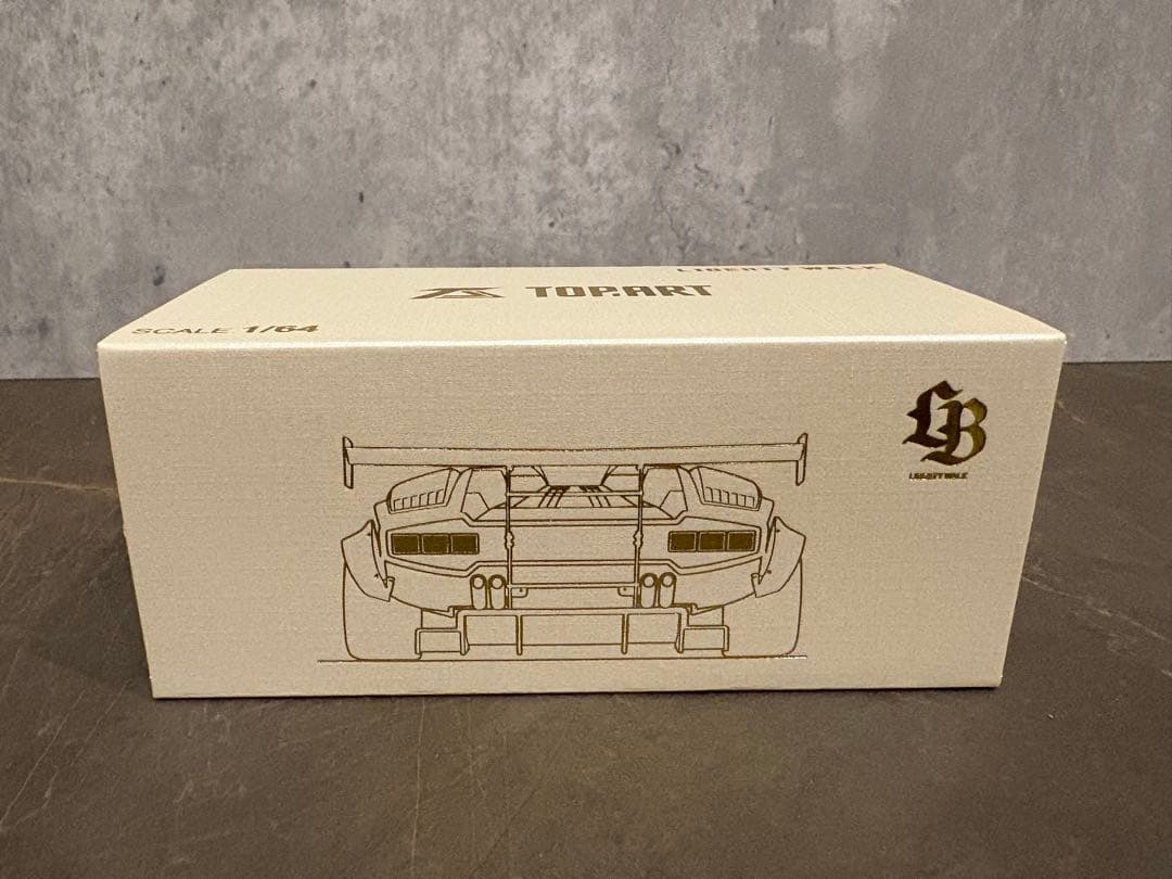 トップアート 1/64 ランボルギーニ カウンタック LBWK ブラック