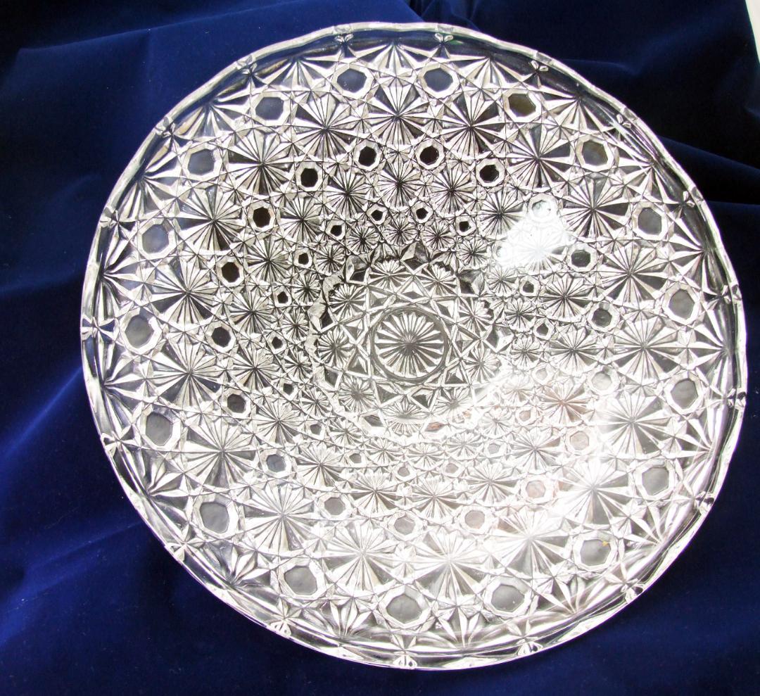 クリスタル大皿