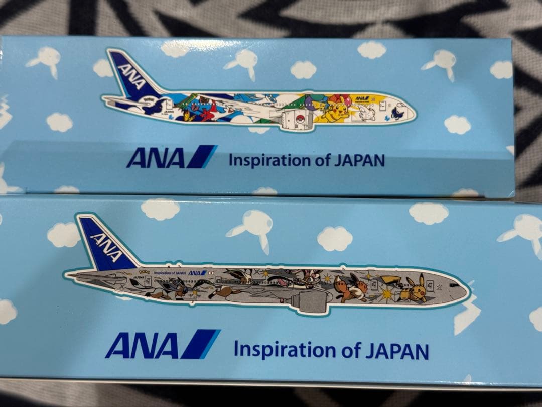 ANA ポケモンジェット（ピカチュウ・イーブイ）2機セット