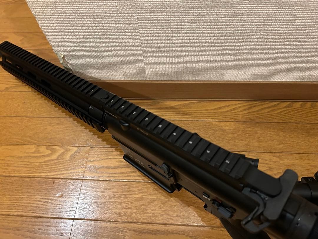 東京マルイ製次世代HK 417 D スナイパーライフル 刻印追加、メカボ整備済み