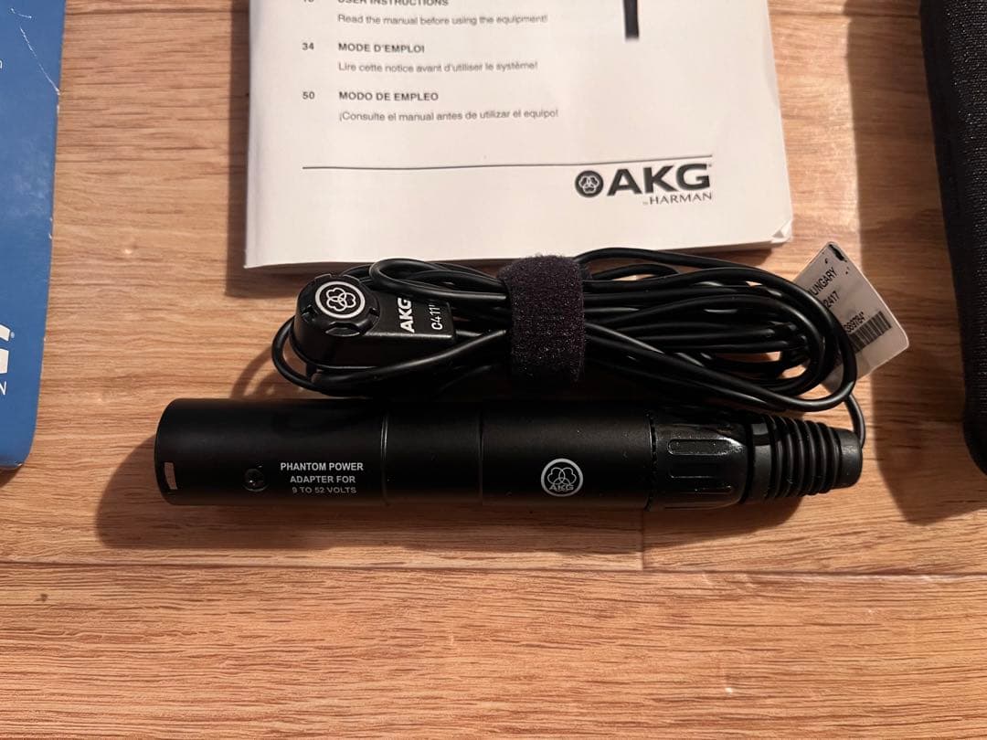 AKG C411PP コンデンサーマイク テスト使用のみ