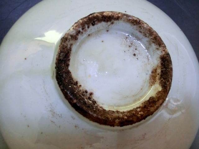 油壷■染付唐草鳥紋油壺 花器 砂高台 古玩 唐物 古美術 時代物 骨董品■