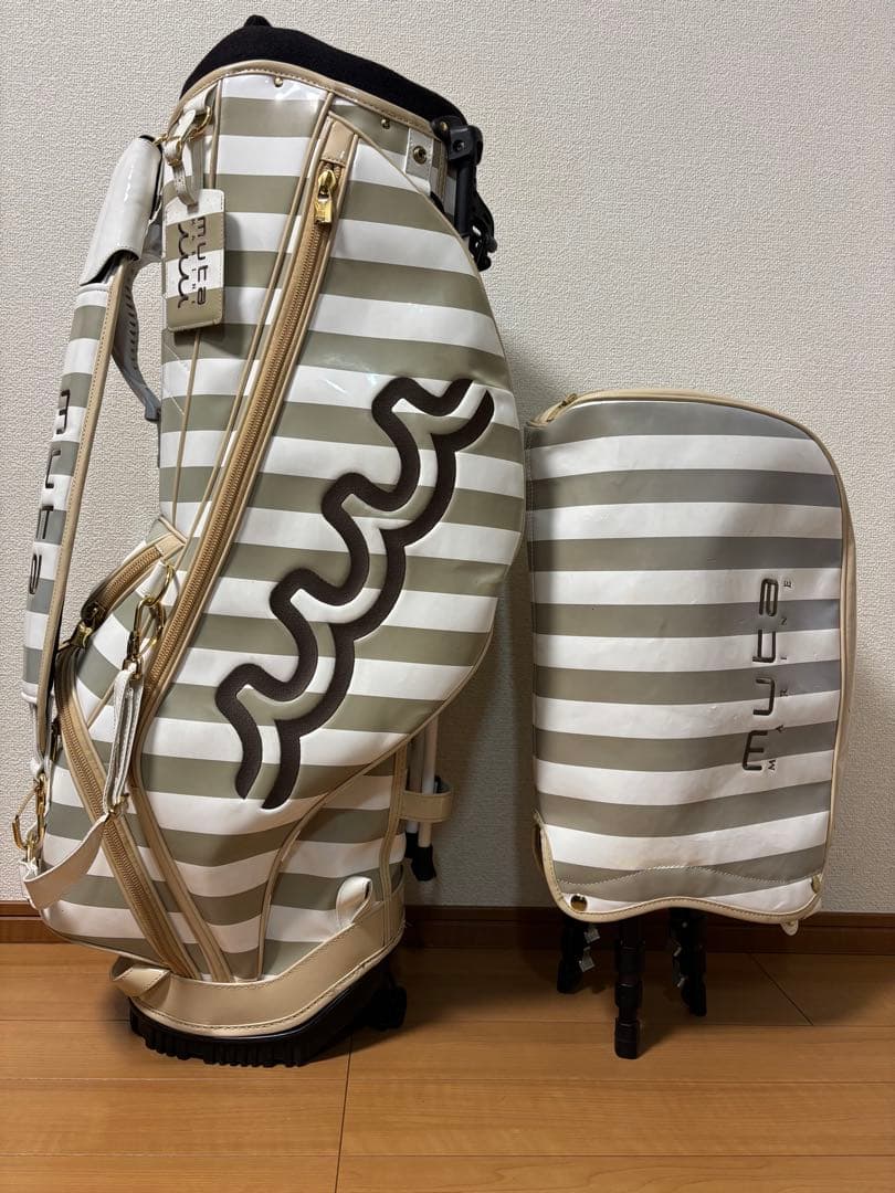 【muta MARINE 】ムータマリン ボーダー キャディバッグ 男女兼用