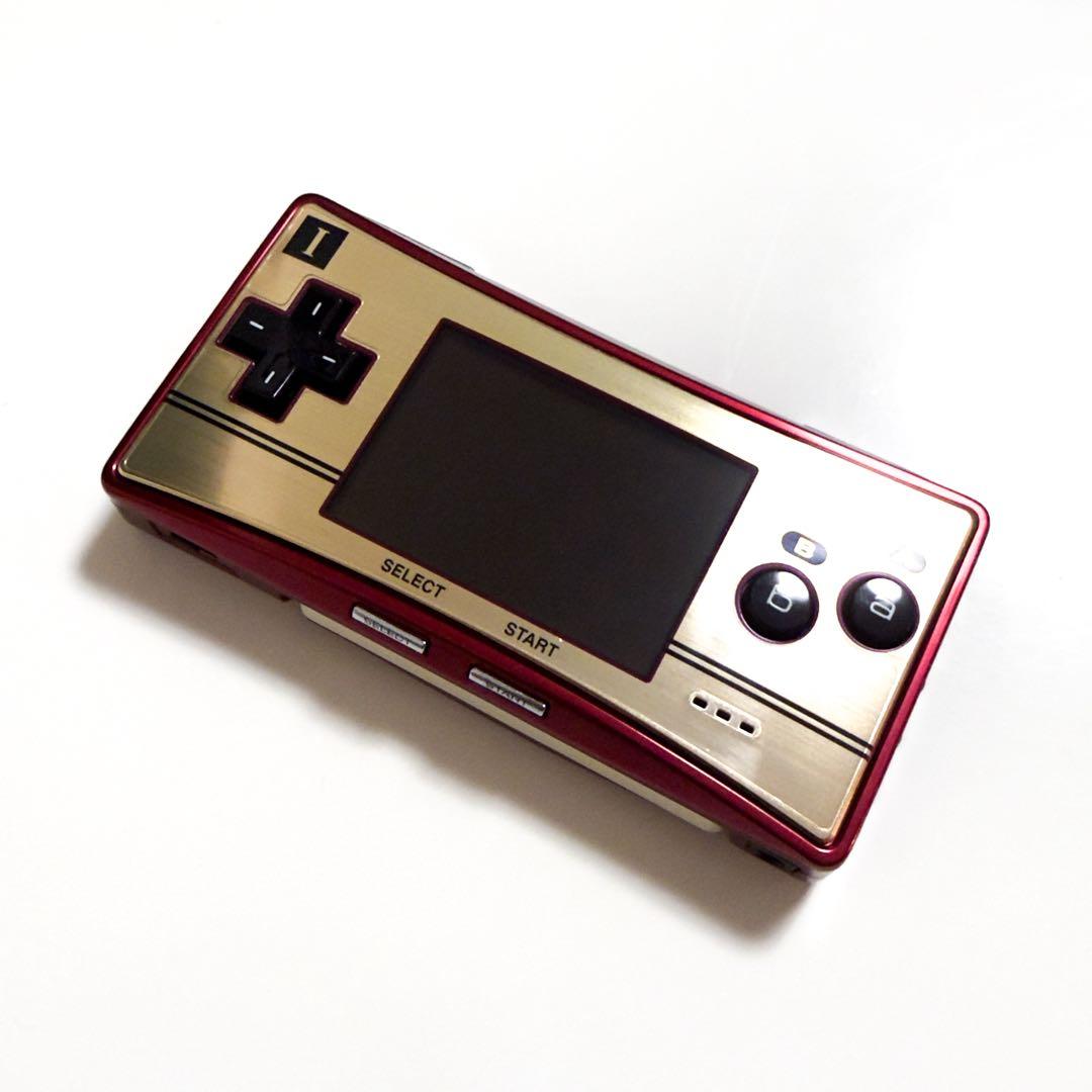 【超美品】GAME BOY micro ゲームボーイミクロ ファミコンカラー