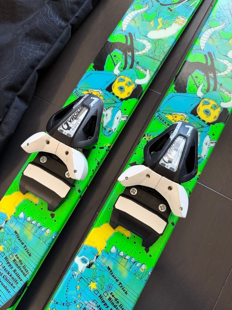 LINE スキー板　ビンディング　ケース　3点セット