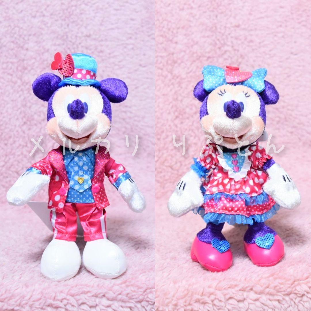 ミニーのファンダーランド・ミッキー＆ミニー ぬいぐるみバッジ セット