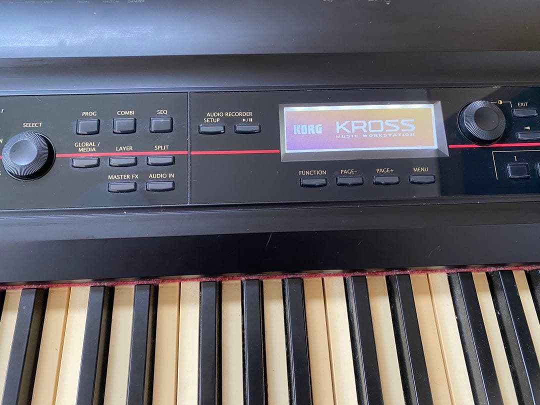 【動作良好・送料無料】KORG KROSS 88鍵Workstation