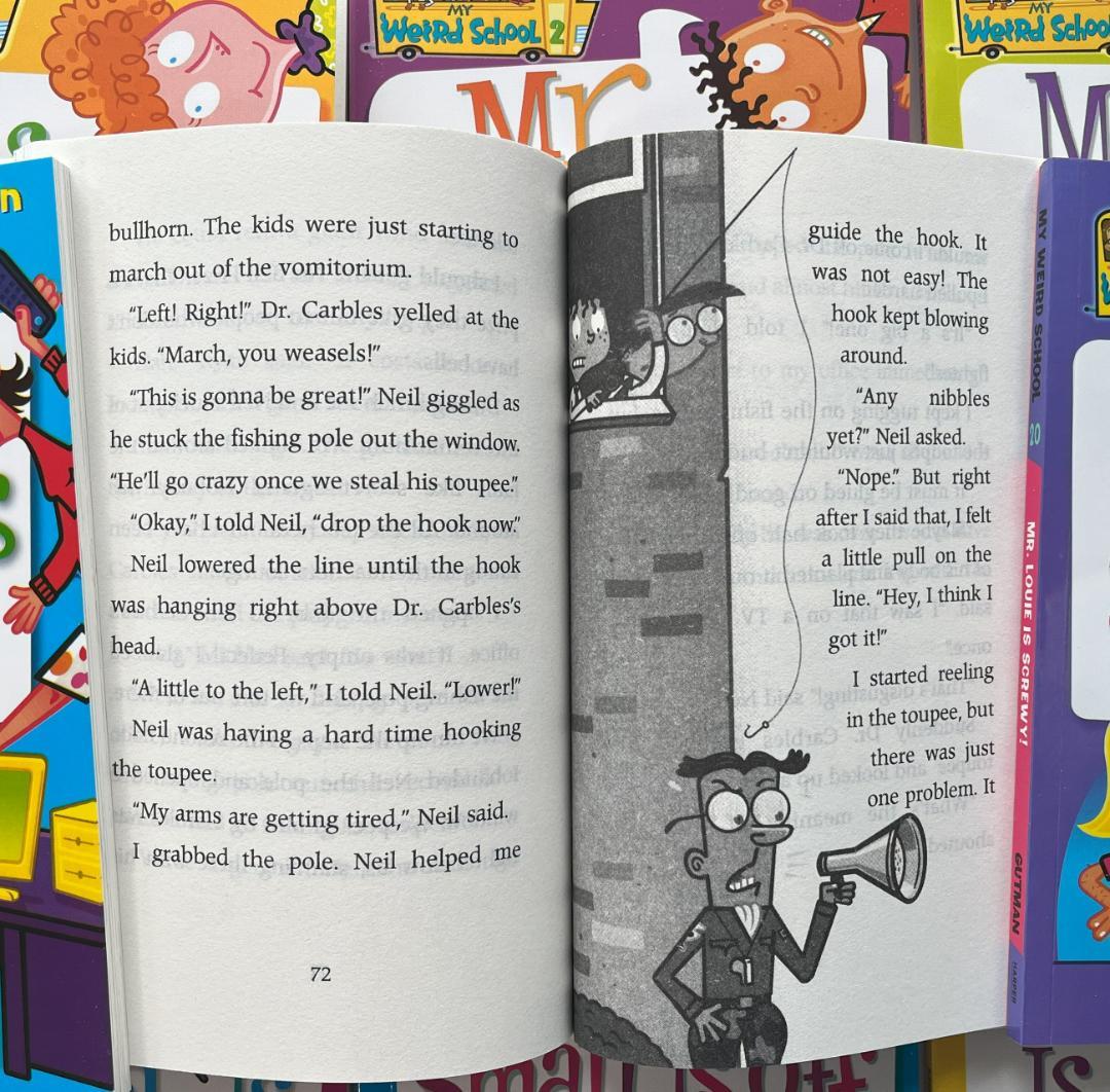 My weird school シリーズ1-5絵本69冊　57冊分音源付