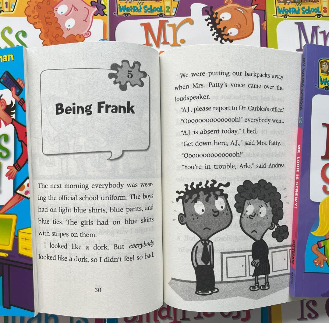 My weird school シリーズ1-5絵本69冊　57冊分音源付