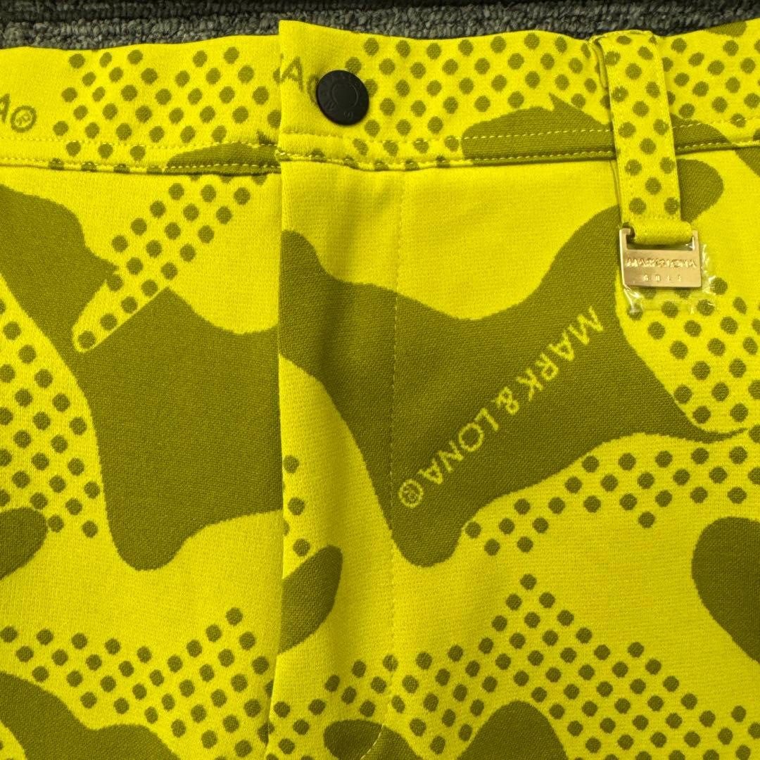 マークアンドロナ　ハーフパンツ　黄色