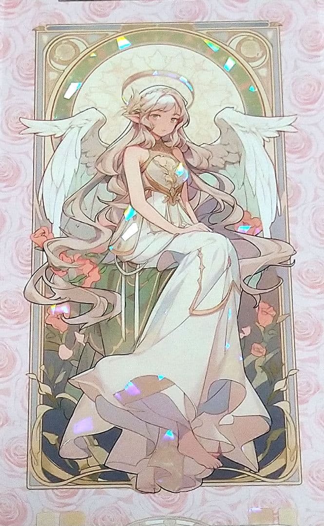 ラスト✩廃盤品✩J1050＃夕月幽境(贝壳光)切り売り海外人物女の子AIマステ