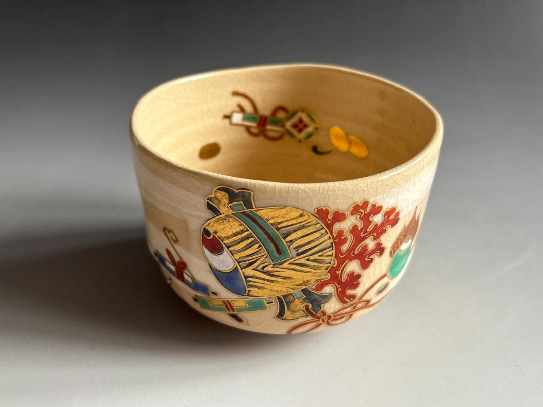 真葛香斎　大黒鎚　茶碗　久田宗也　尋牛斎書付　茶道具　表千家