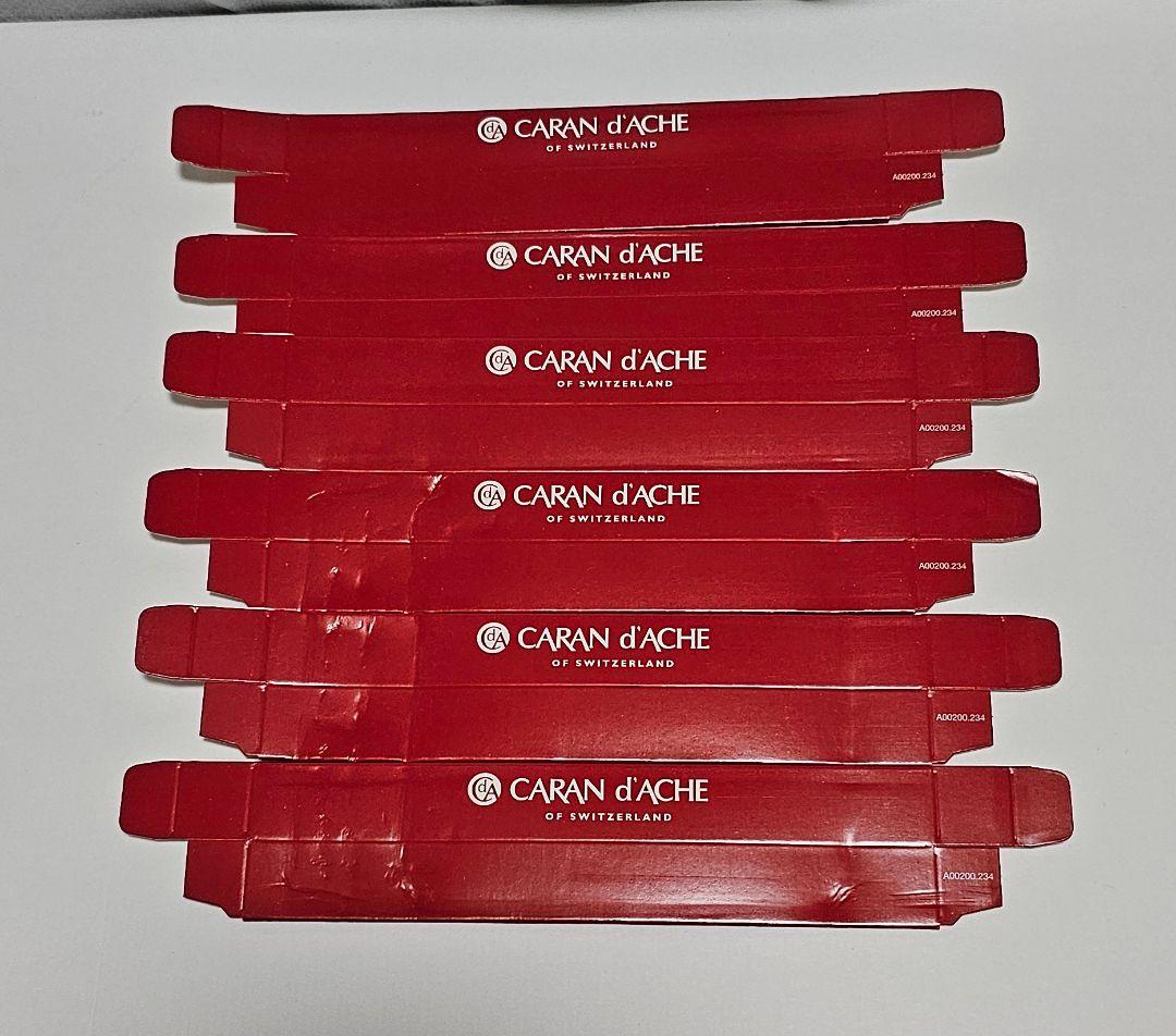 CARAN D'ACHE 6本セット カランダッシュ 849 ノック式ボールペン