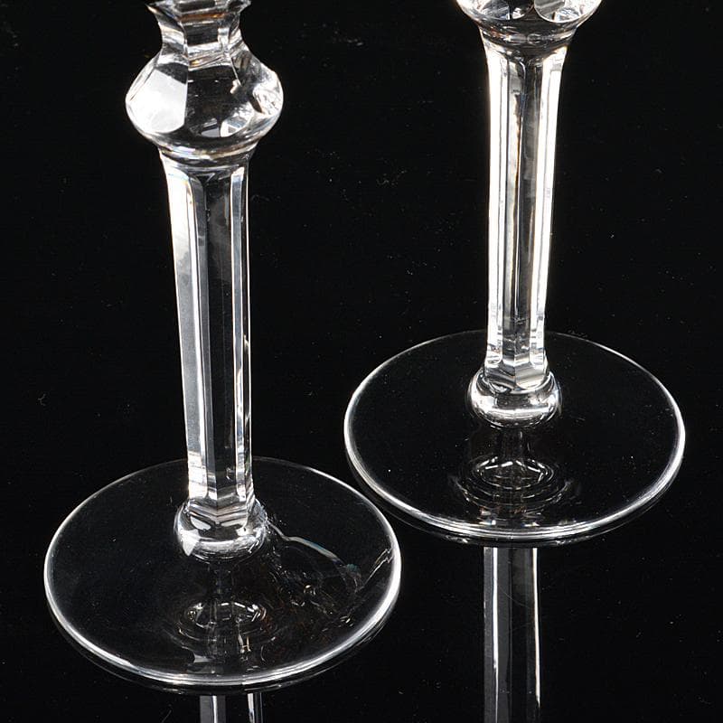 ボヘミアガラス　金彩　レッド　葡萄文　ワイングラス　ペア　M　R6069