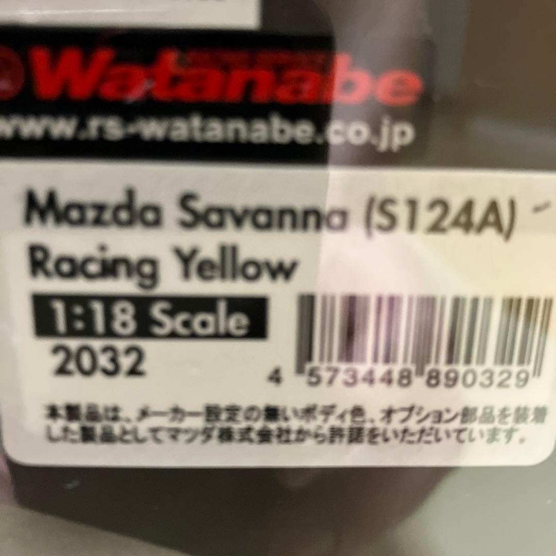 イグニッションモデル　1/18 MAZDA サバンナRX-3 レーシングイエロー