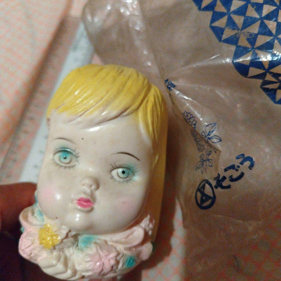 昭和レトロ　ダリアちゃん　ソフビ貯金箱 約10cm　そごうデパート　販促品　希少