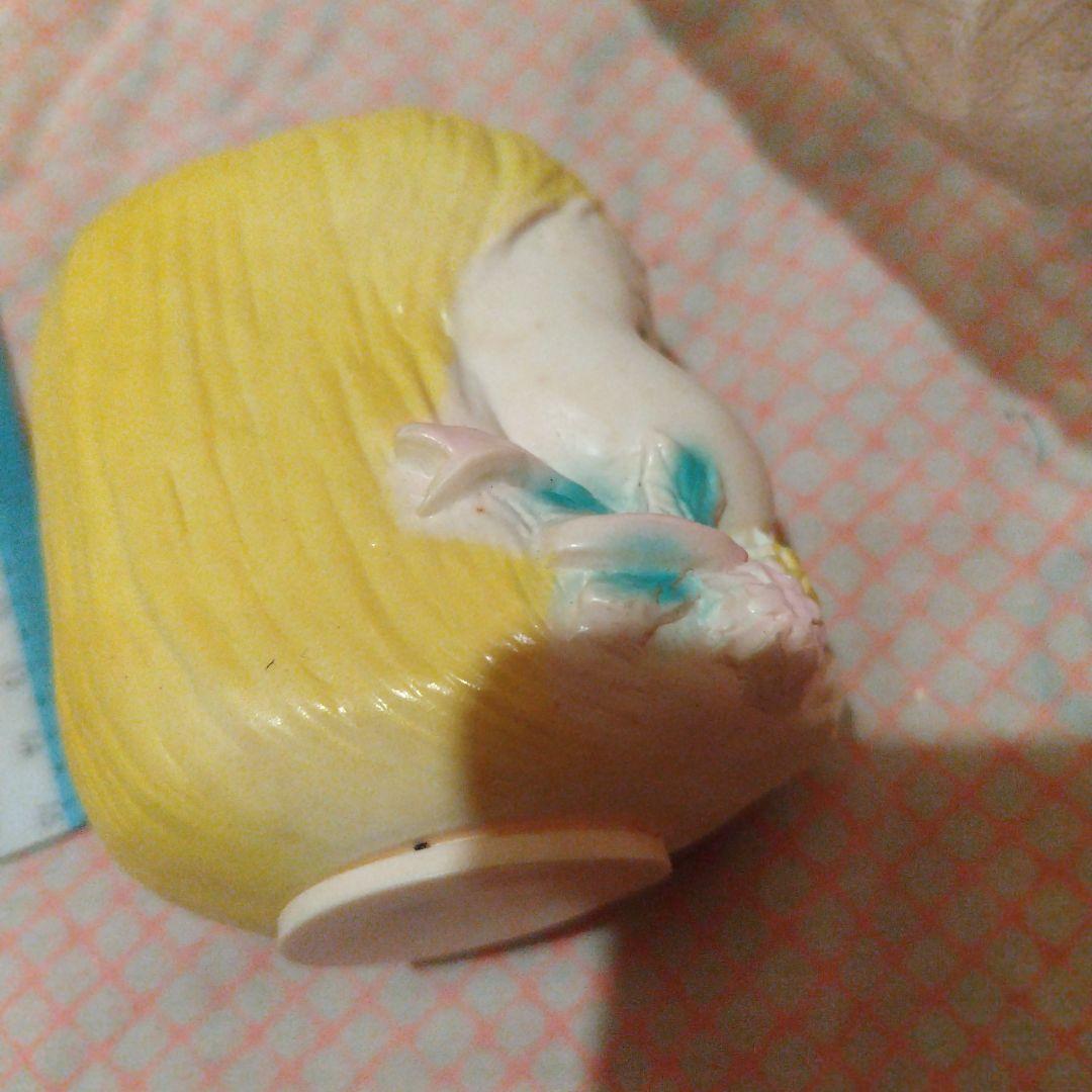 昭和レトロ　ダリアちゃん　ソフビ貯金箱 約10cm　そごうデパート　販促品　希少