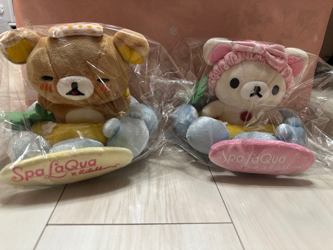 【タグ付】リラックマ　ぬいぐるみ　2体セット スパ ラクーア限定