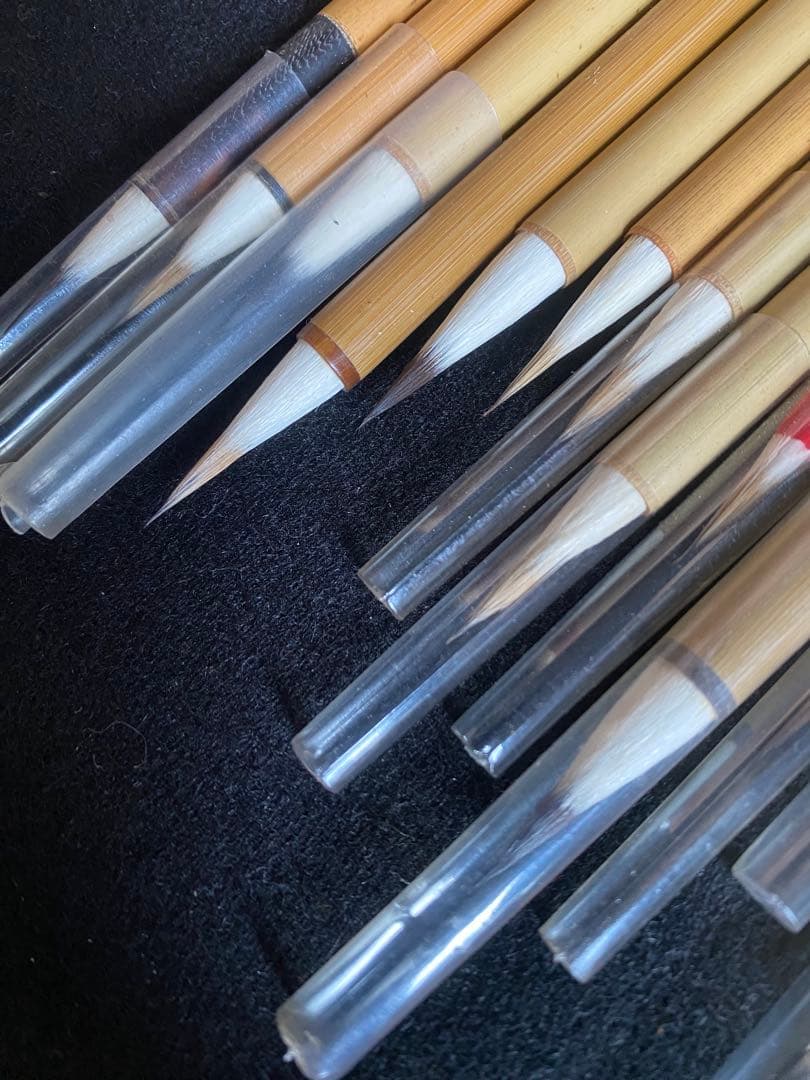 書道筆　まとめ売り　100本　上海工藝　火炬牌　中国筆　古筆　小筆