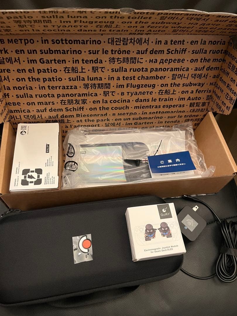 Steam Deck OLED 耐久ホール式ジョイコンに交換済み