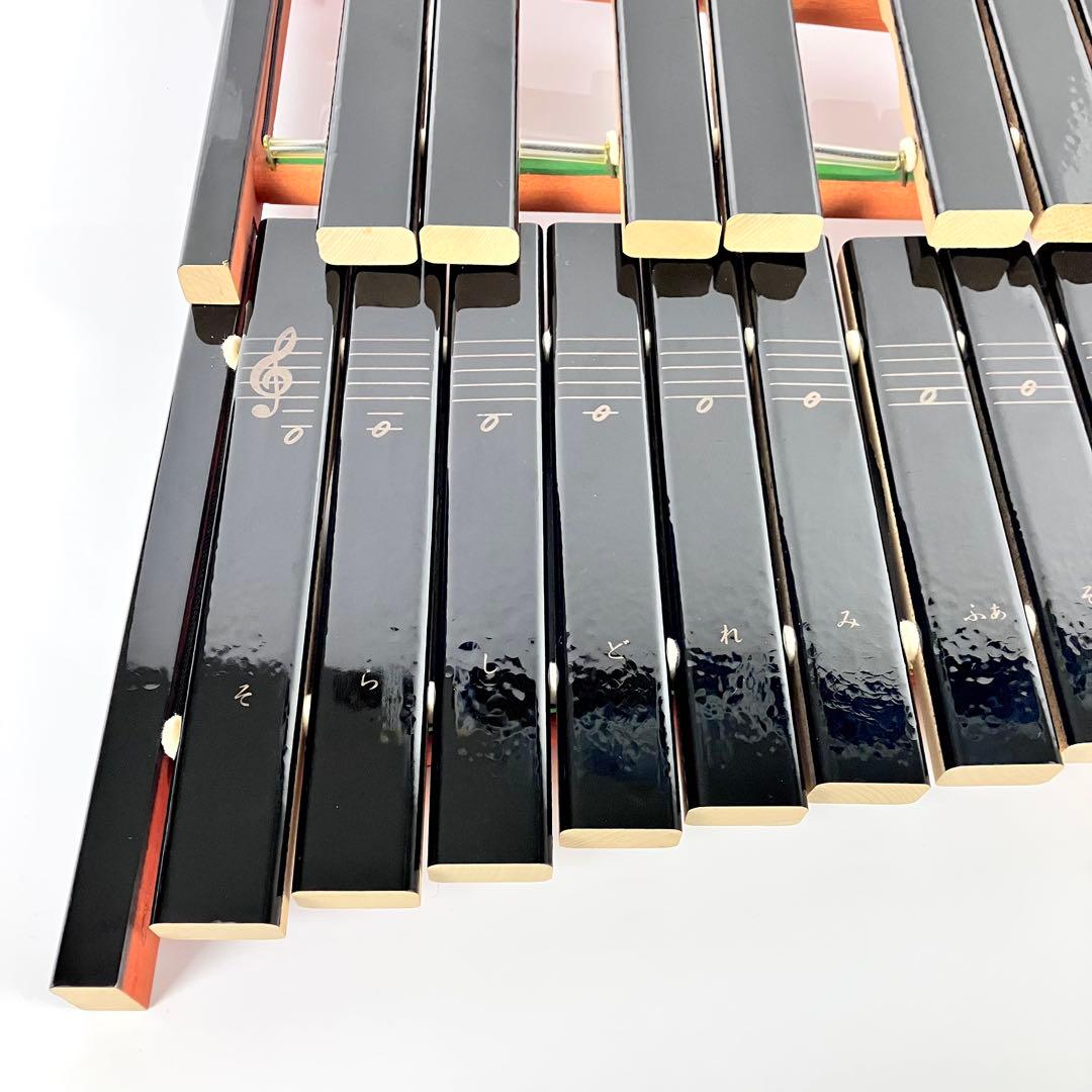 YAMAHA　卓上木琴　No.185　箱、マレット付き　①