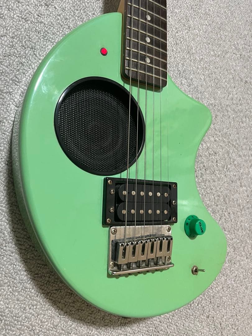 音出ます！ZO-3ミニエレキギター グリーン緑フェルナンデス
