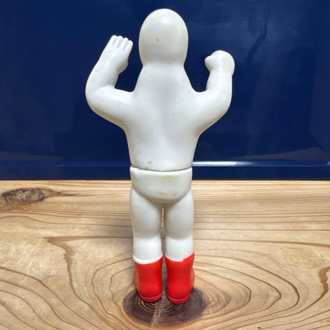 激レア‼️ 無版権　当時物タイガーマスク　ミスターノー　パチ　ソフビ　中嶋製作所