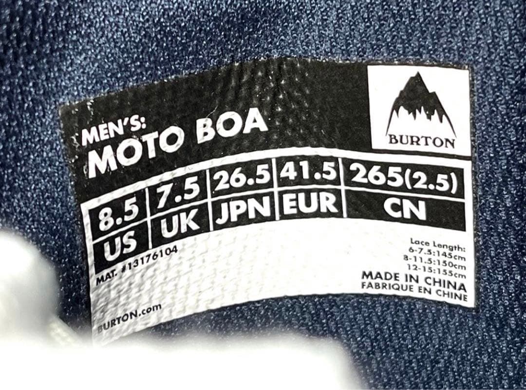 スノーボード ブーツ メンズ バートン MOTO BOA / 26.5cm