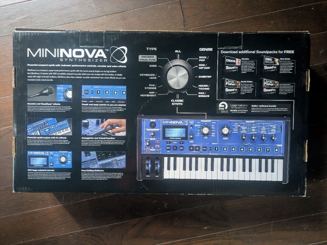 Novation MININOVA アナログシンセサイザー！