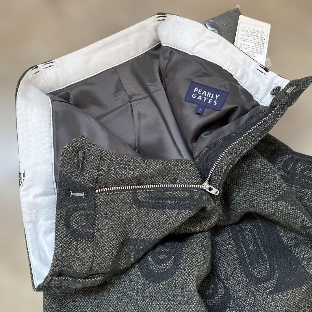 新品未使用PEARLY GATES レディースゴルフパンツ ツィード サイズ1