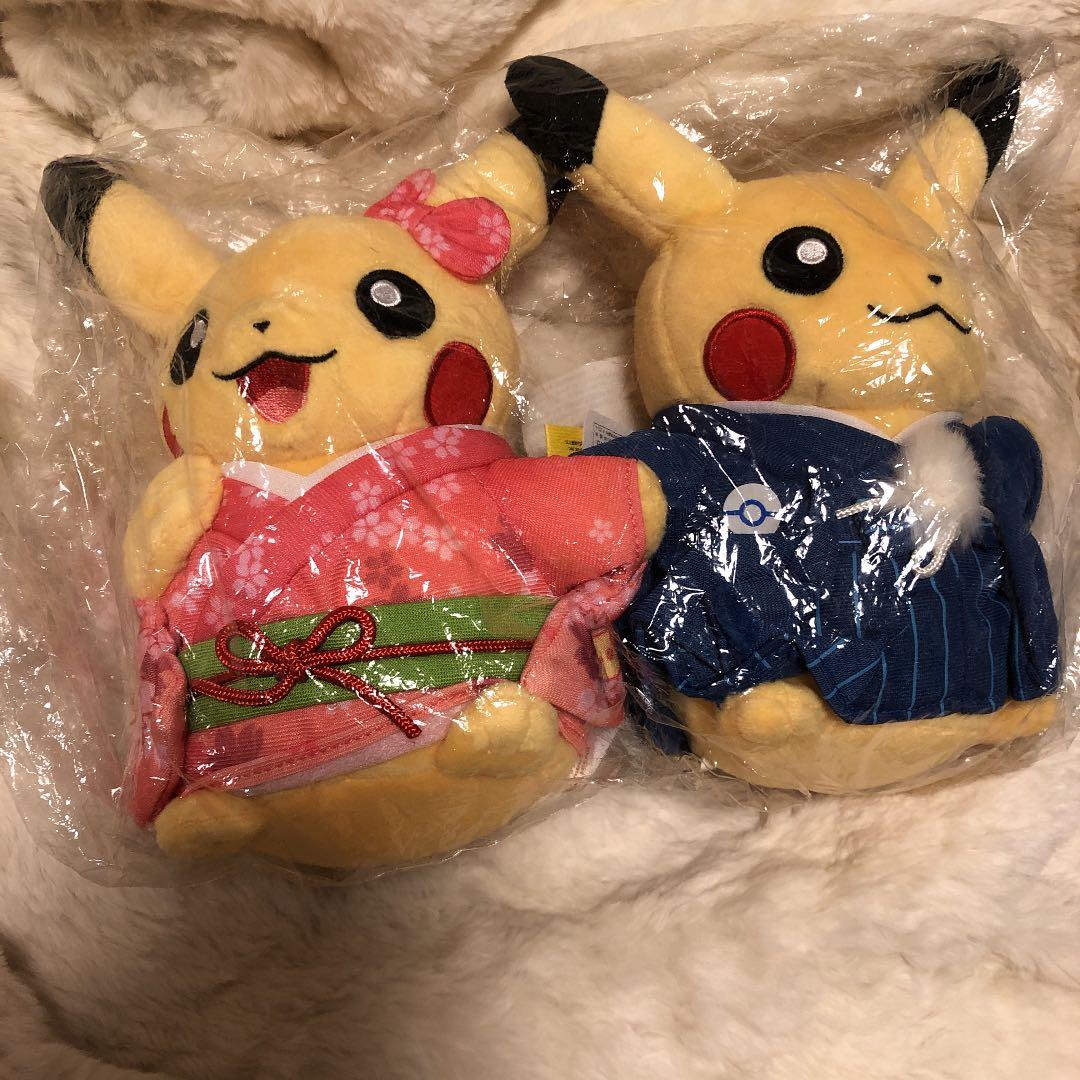 ポケモンセンター　お正月　マンスリーピカチュウ 着物　ぬいぐるみ