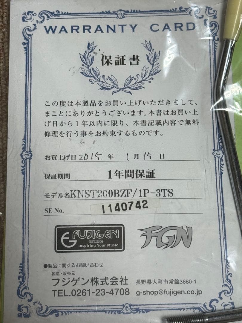ギター FGN KNST200BZF/1P-3TS