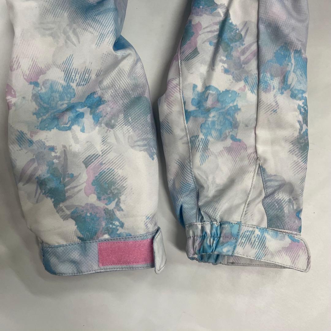 ARBN 白×紺 スキーウェア上下セット 130cm AB23WW1350J ①