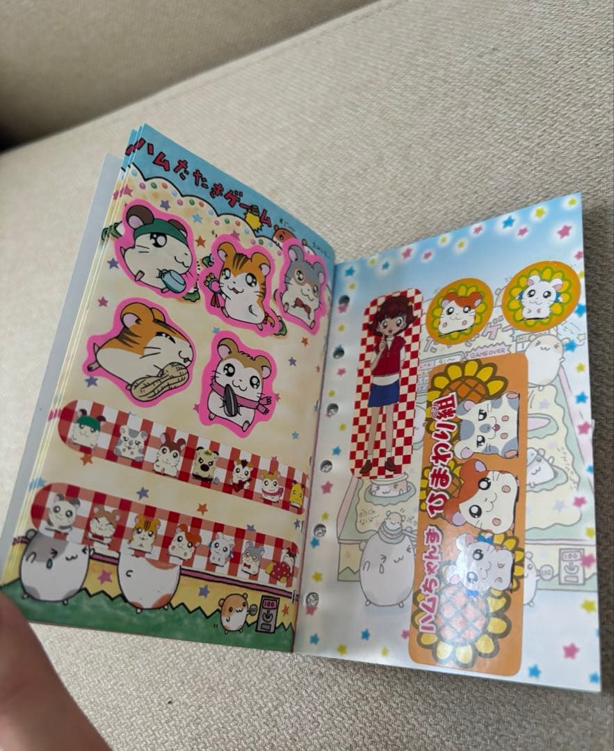 平成レトロ　ハムスター　シールブック　シール帳　当時品