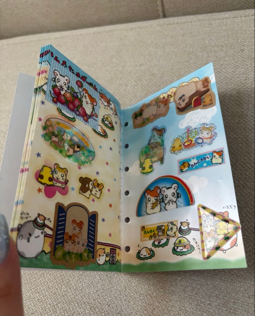 平成レトロ　ハムスター　シールブック　シール帳　当時品