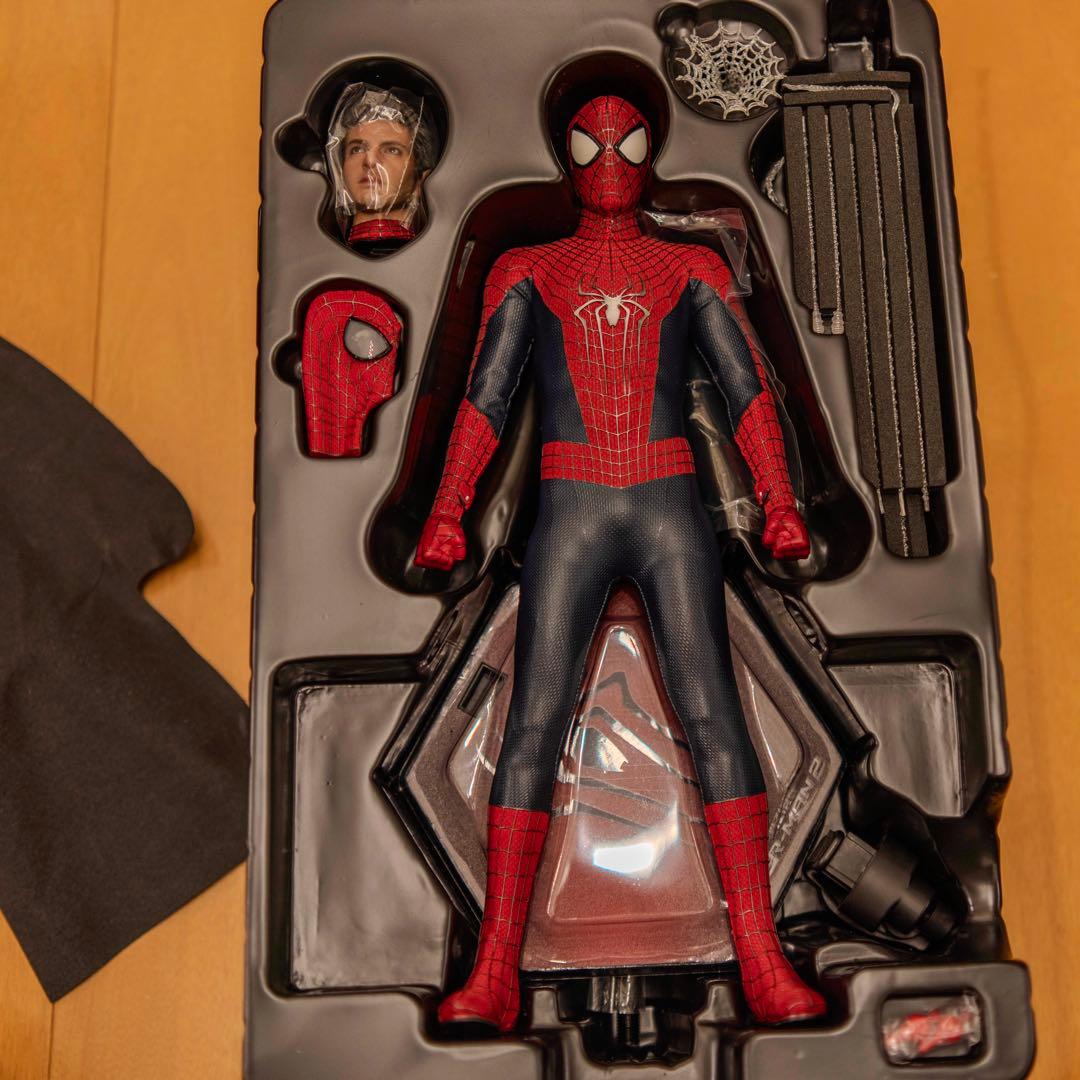 カスタムアイパーツ換装 ホットトイズ アメイジングスパイダーマン2 1/6