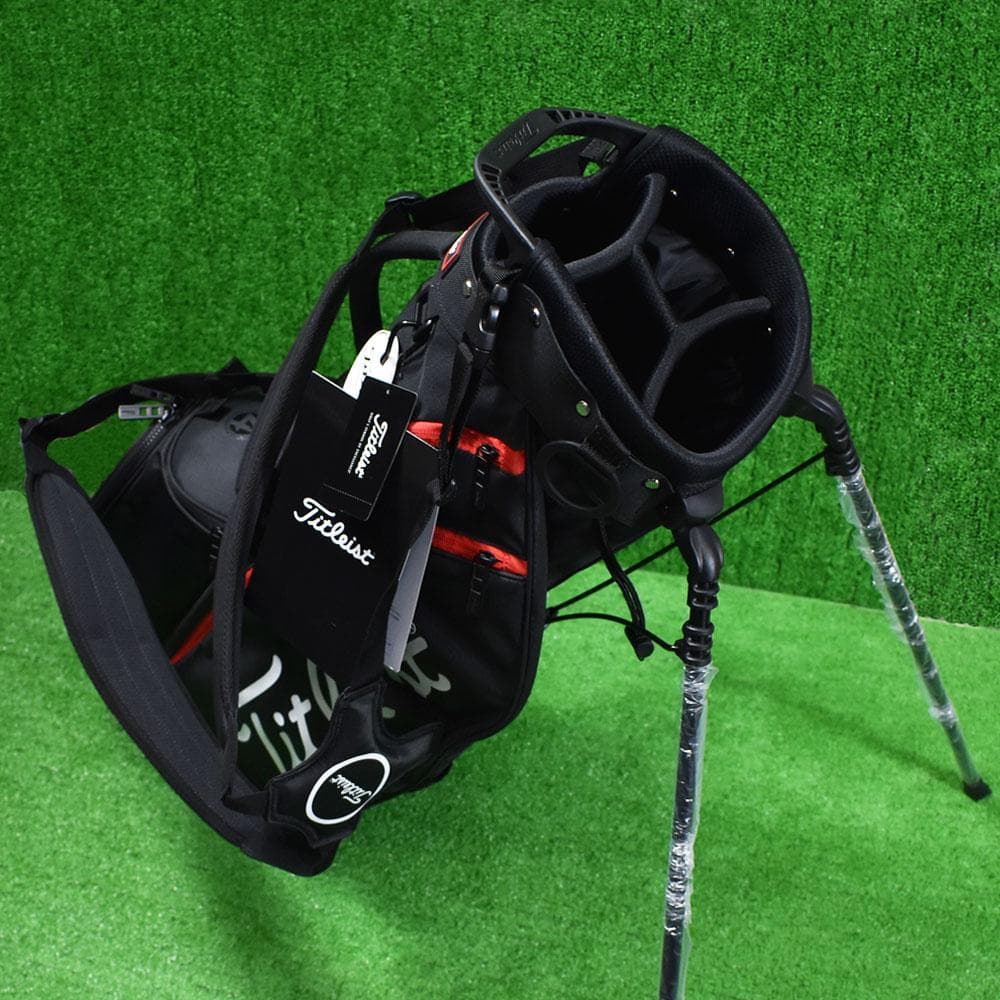 Titleist/タイトリスト ゴルフ 軽量キャディバッグ8.5型【黒】新品！