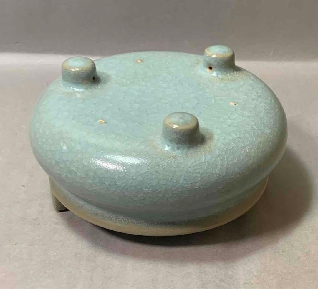 中国 耳付三つ足洗筆（鉢） u6230835