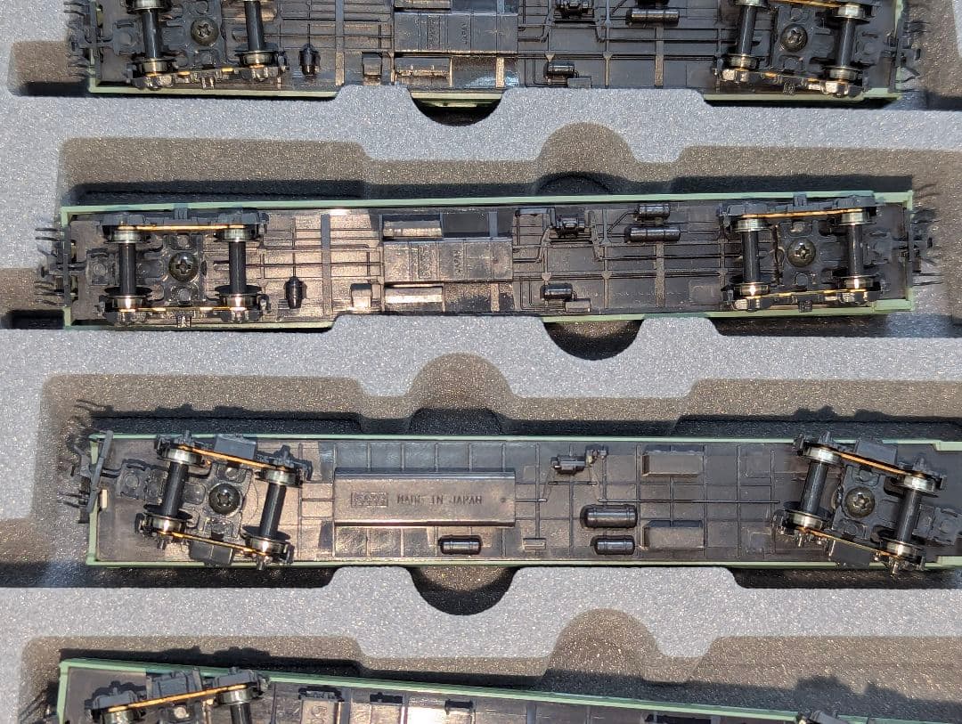 KATO　特急 はと 青大将編成　７両　全車室内灯　Nゲージ